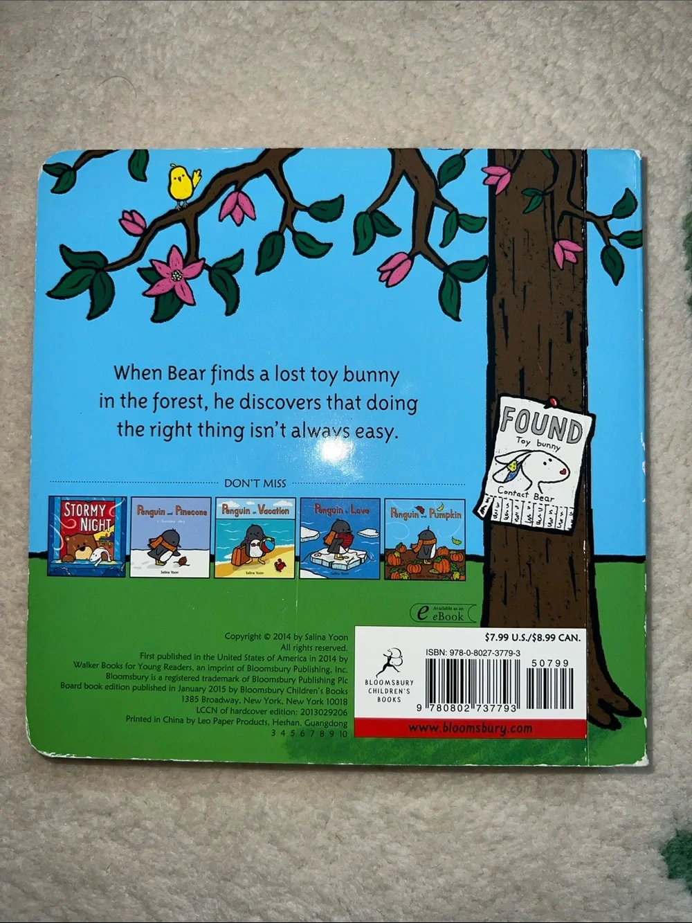 FOUND Board Book by Salina Yoon